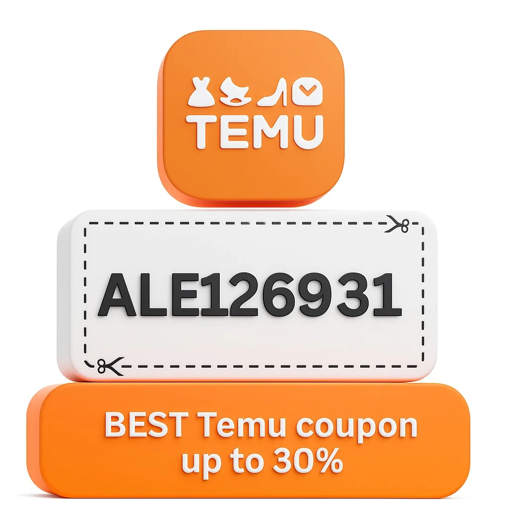 Temu code 2026 with 30 percent discount for your first order in October